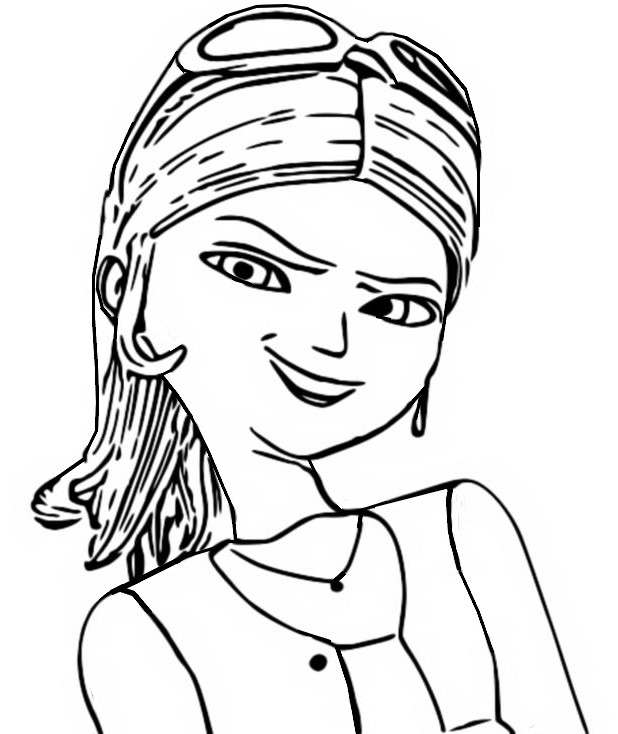 Coloring page Chloé Bourgeois