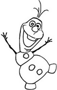Coloring page Olaf