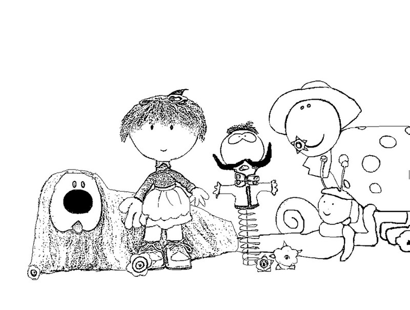 Coloring page The Magic Roundabout