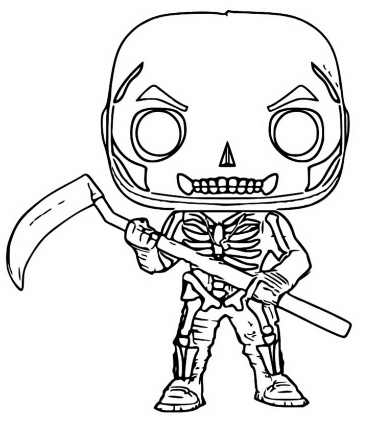 Desenho para colorir Skull Trooper