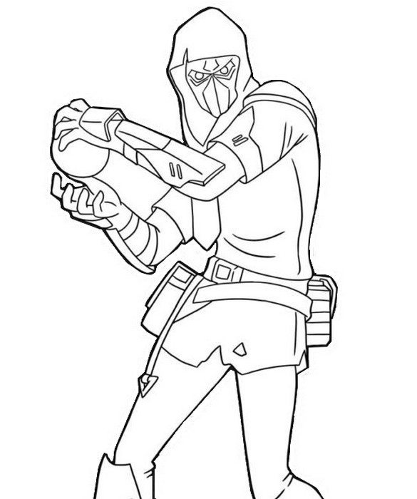 Coloring page Fortnite Chapter 2 Season 1 Fusion 4