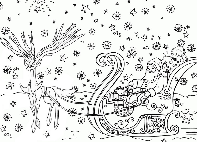 Coloring page Xerneas