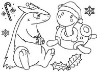 Coloring page Shuckle & Typhlosion