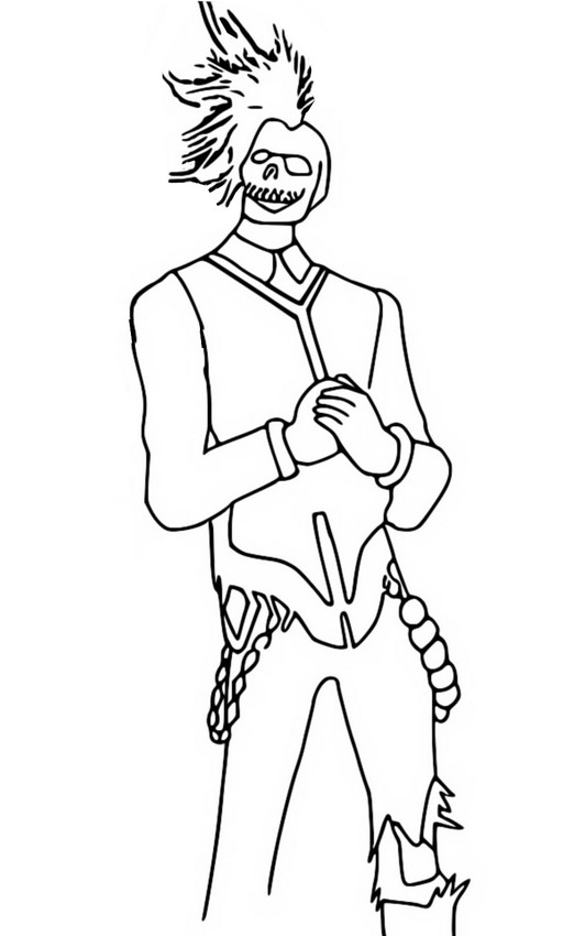 Coloring page Renzo the destroyer