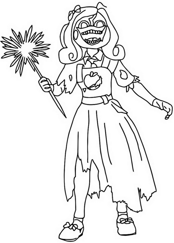 Coloring page Miss Delight