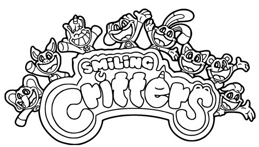 Desenho para colorir Smiling Critters