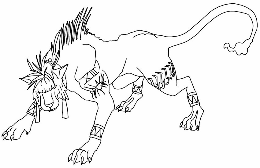 Coloriage Red XIII