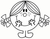 Coloring page Little Miss Sunshine