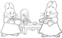 Coloring Pages Max And Ruby Morning Kids