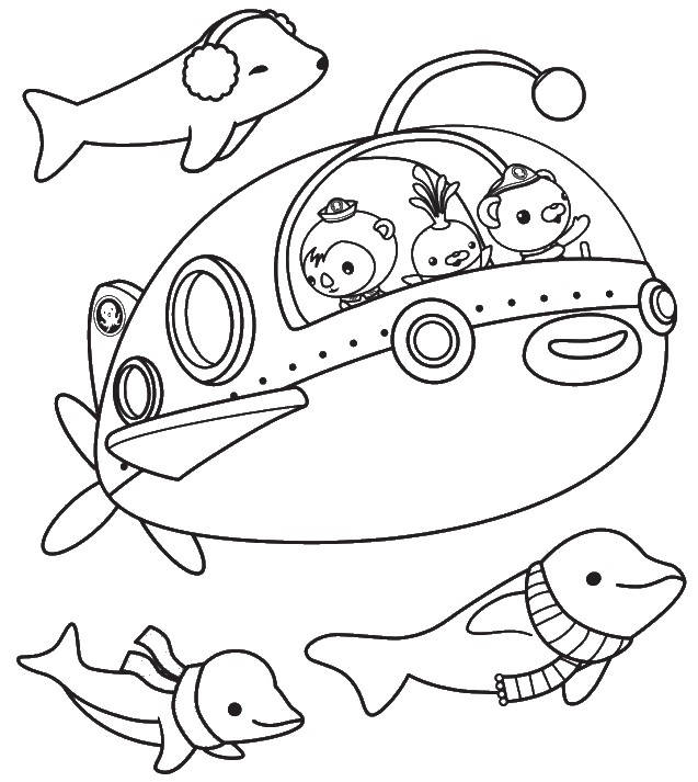 octonauts coloring pages orca - photo #20