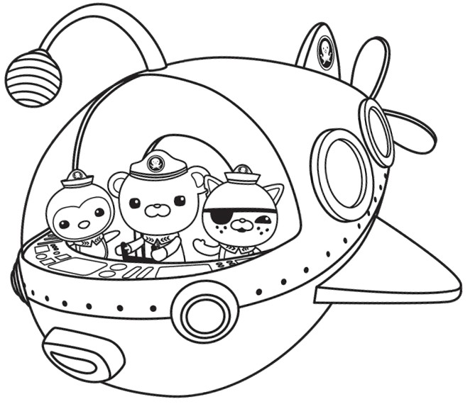 Coloring Page The Octonauts 10