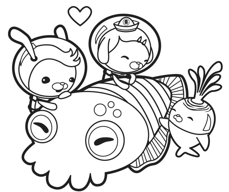 octonauts coloring pages dashie - photo #24