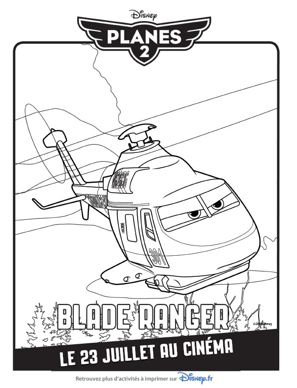 Coloring Page Planes 2 Fire And Rescue Blade Ranger 3