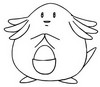 Coloring page Chansey