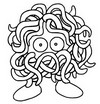 Coloring page Tangela