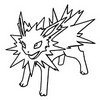 Coloring page Jolteon