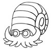 Coloring page Omanyte