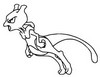 Coloring page Mewtwo