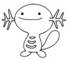 Coloring page Wooper