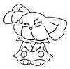 Coloring page Snubbull