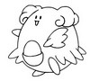 Coloring page Blissey