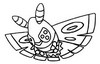Coloring page Dustox