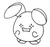 Coloring page Whismur