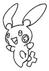 Coloring page Plusle