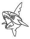 Coloring page Sharpedo