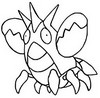 Coloring page Corphish