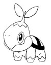 Coloring page Turtwig