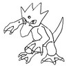 Coloring page Golduck