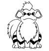 Coloring page Growlithe