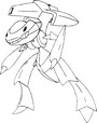 Coloring page Genesect