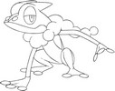 Coloring page Frogadier