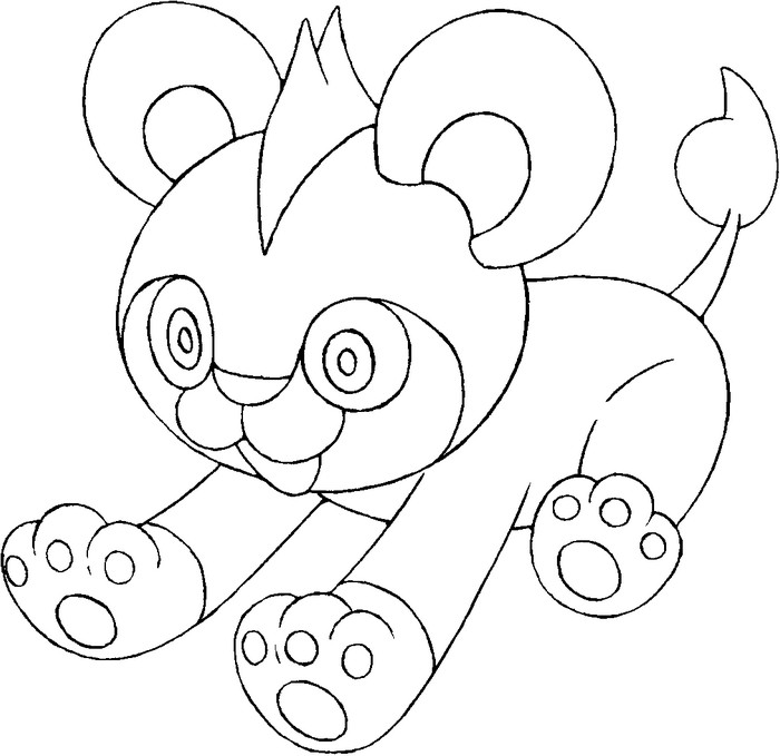Litleo Pokemon Coloring Pages
