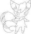Coloring page Meowstic