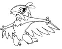 Coloring page Hawlucha