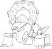 Coloring page Volcanion