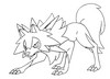 Coloring page Lycanroc