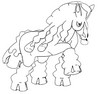 Coloring page Mudsdale