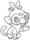 Coloring page Grookey