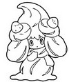 Coloring page Alcremie