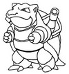 Coloring page Blastoise