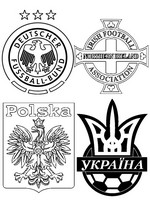 Dibujo para imprimir - Grupo C: Turquia - Croacia - Polonia - Irlanda del norte - UEFA EURO 2016