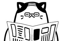 Kostenloses Ausmalbild - Bananya liest die Zeitung - Bananya