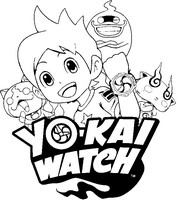 Ausmalbild - Yo-Kai Watch - Yo-Kai Watch