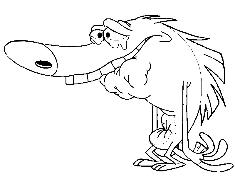 Zig & Sharko Coloring Page - Get Coloring Pages