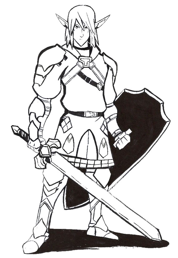 final fantasy 9 coloring pages