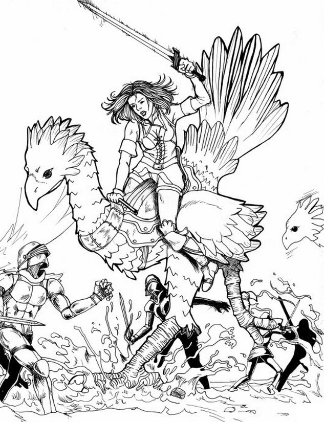 final fantasy x coloring pages